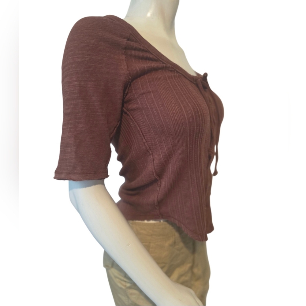 We The Free Daisy Tee Brown Owl Size XS NWT - Picture 5 of 16